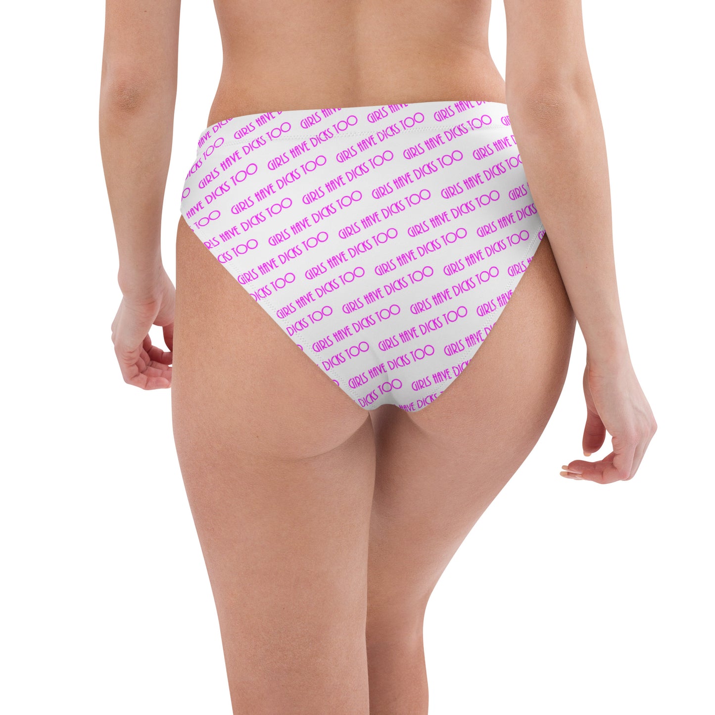 Girls Have Dicks Too' High-Waisted High-Cut Tucking Panty