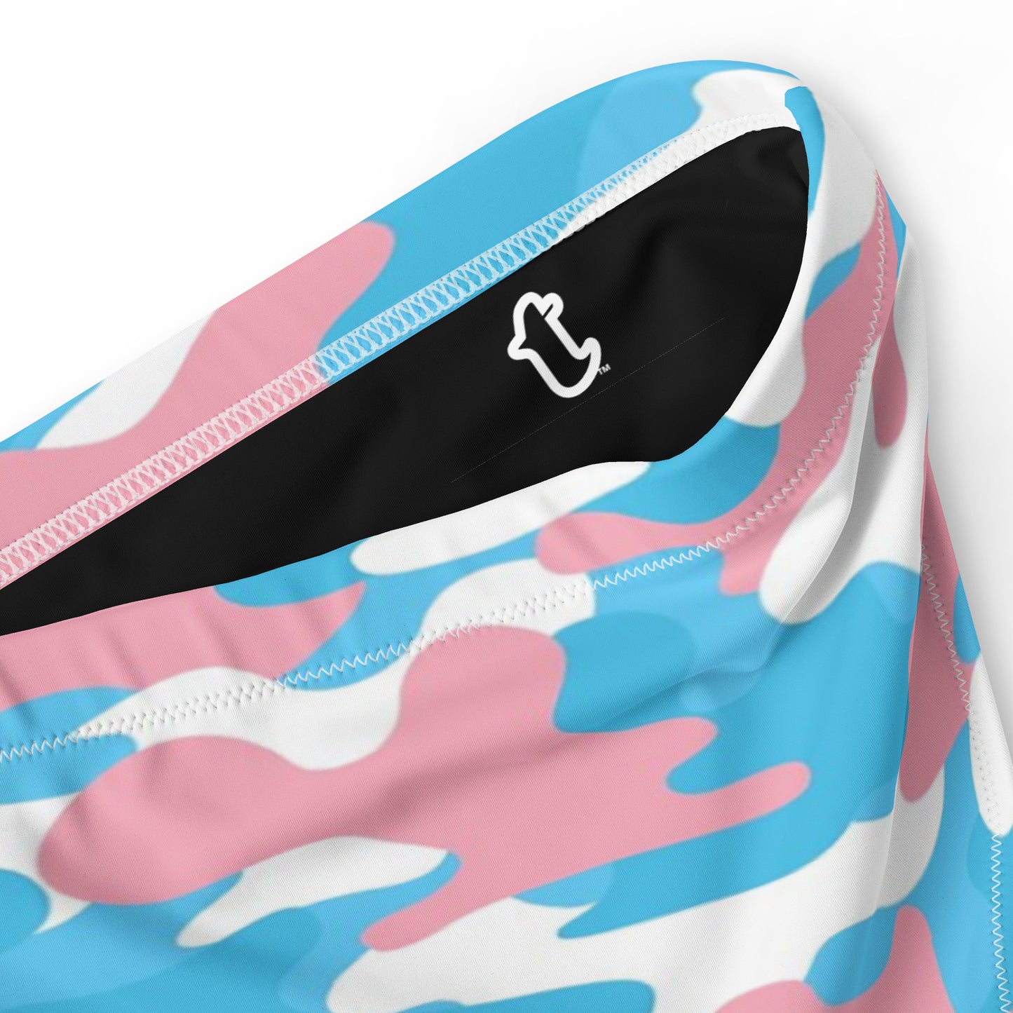 Blue Pink White Trans Pride Camouflage Panty Tuck