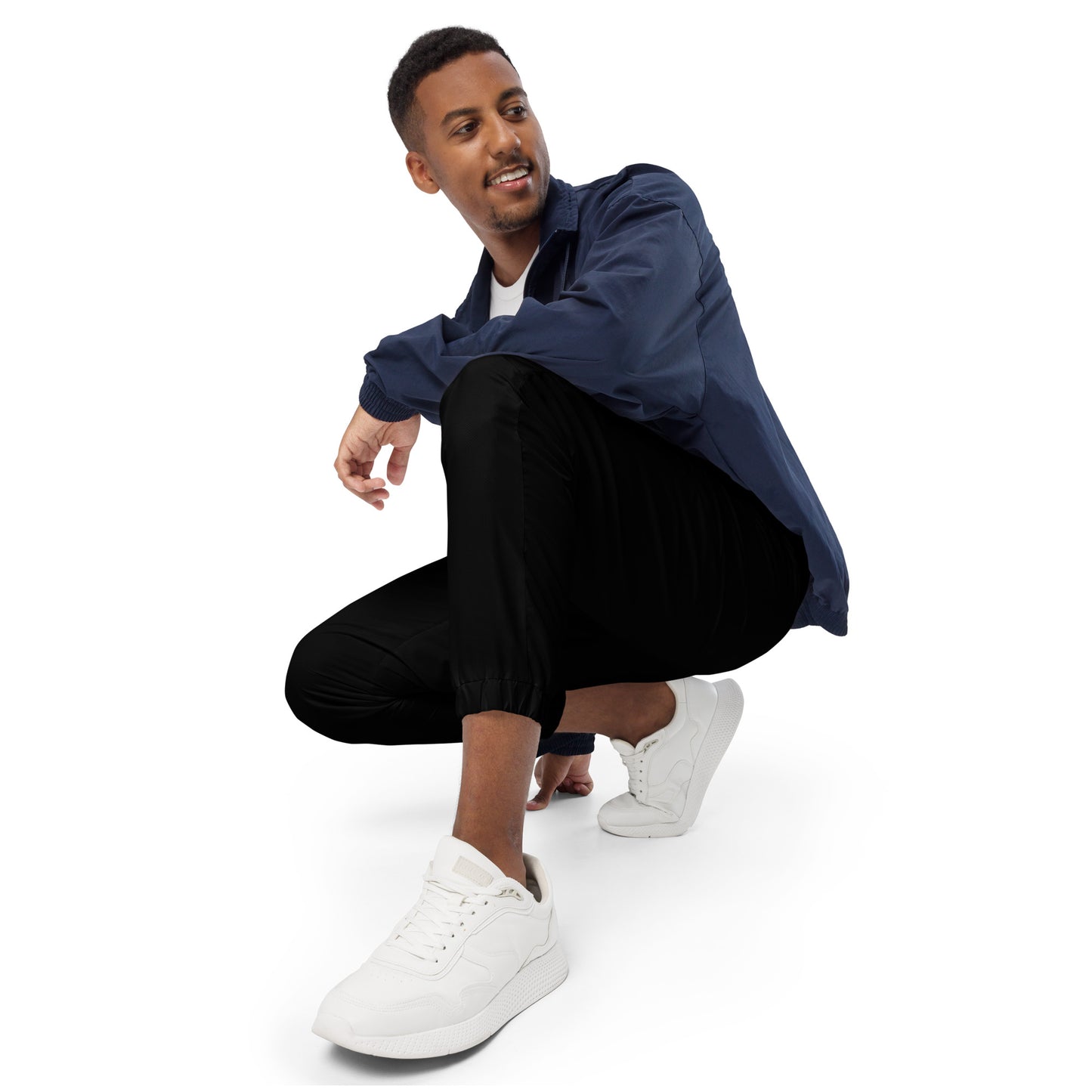 XS - 3XL Tuck&Simon Black Casual Track Pants