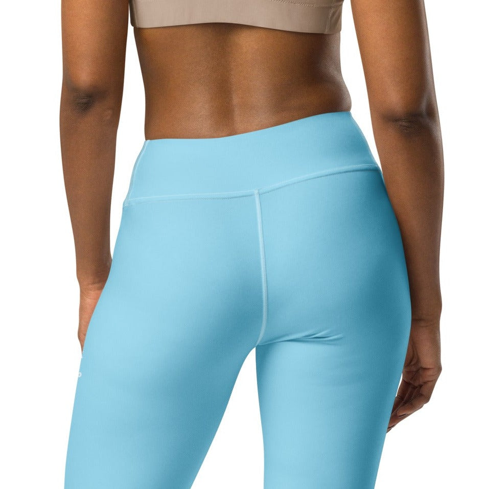 Teen + Tuck&Simon Columbia Blue Yoga Pants