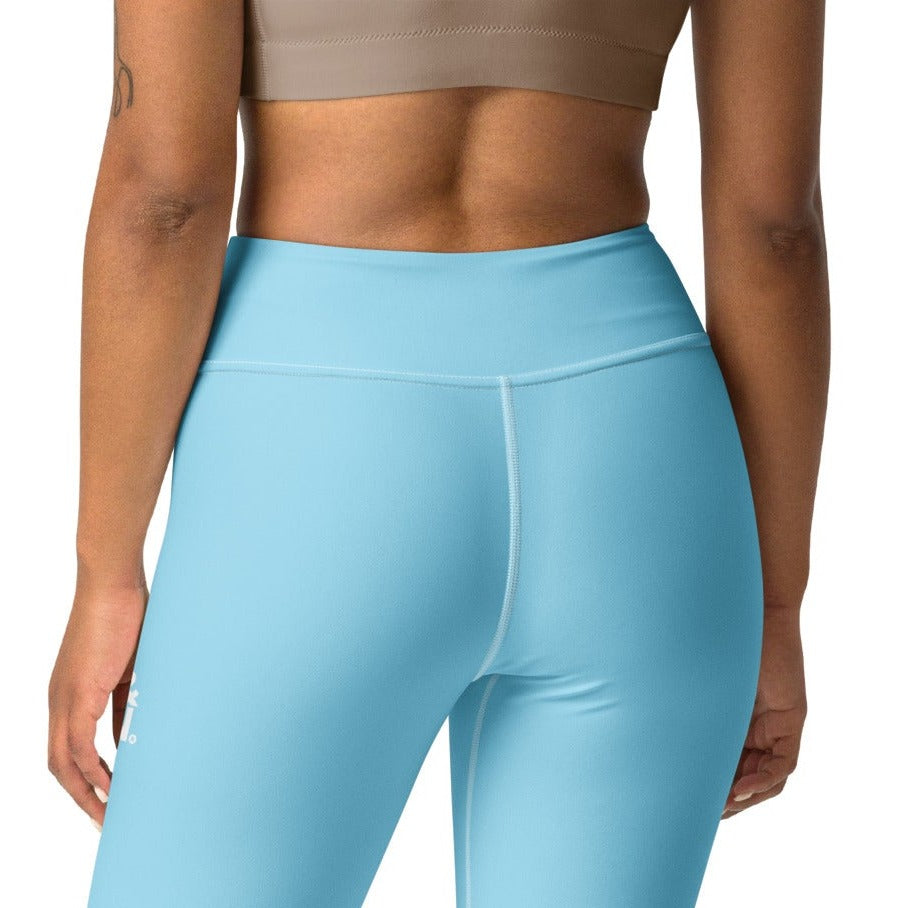 Teen + Tuck&Simon Columbia Blue Yoga Pants