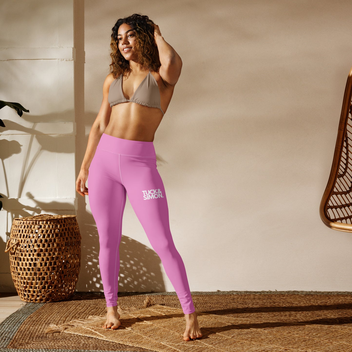 Teen + Tuck&Simon Lavender Rose Yoga Pants