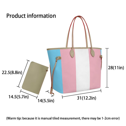 Claudia Chu® Pride Vegan Leather Tote & Purse Set