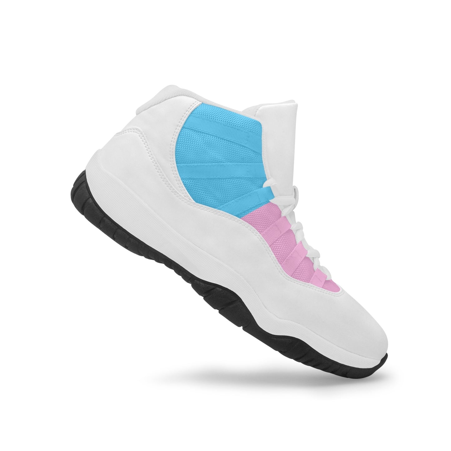 Replica J-11 Blue Pink White Pride Harlequin Basketball Kicks