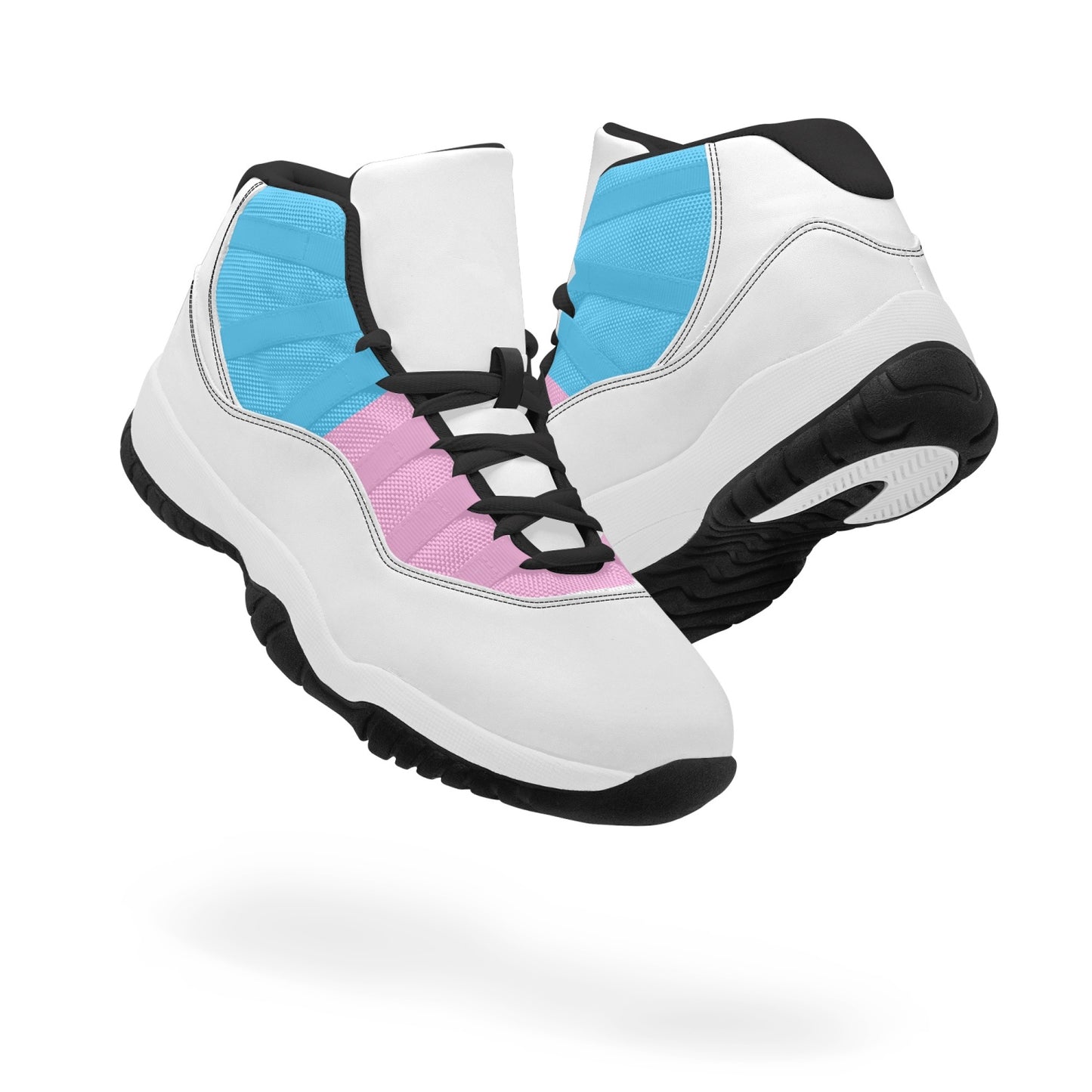 Replica J-11 Blue Pink White Pride Harlequin Basketball Kicks