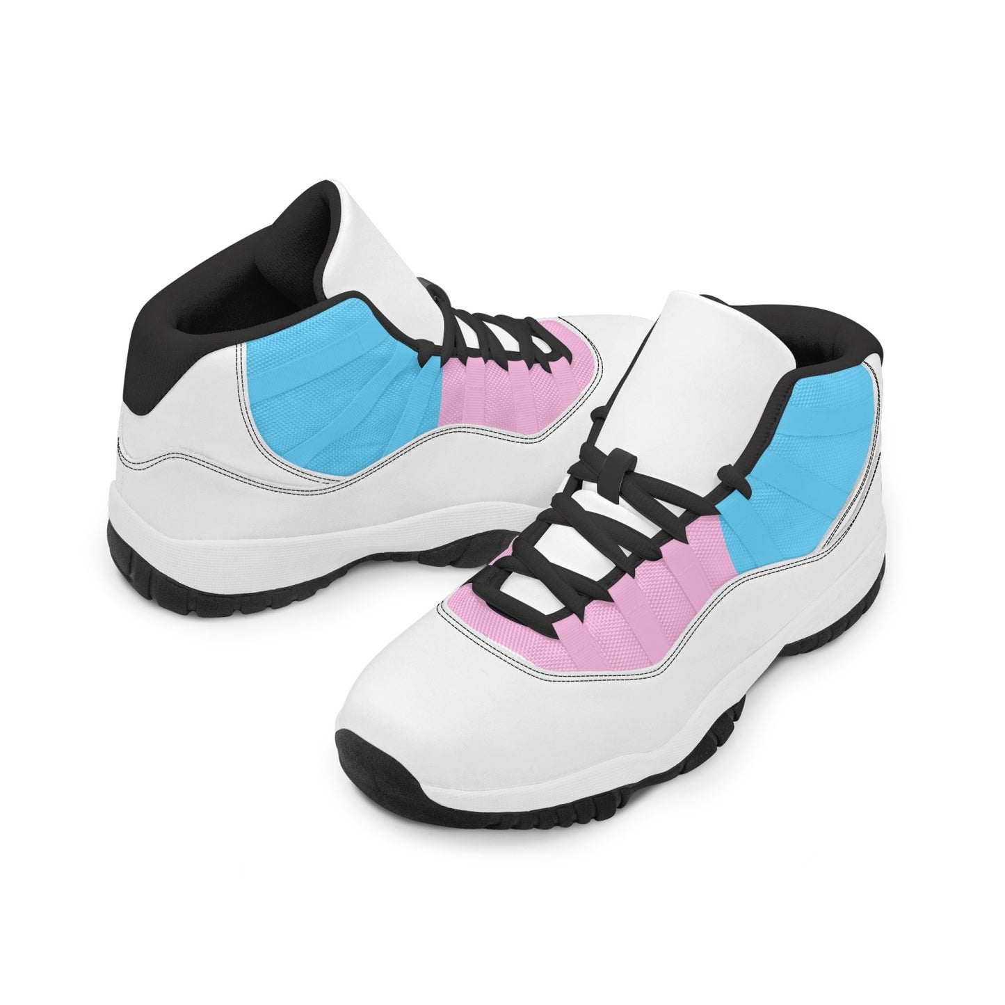 Replica J-11 Blue Pink White Pride Harlequin Basketball Kicks