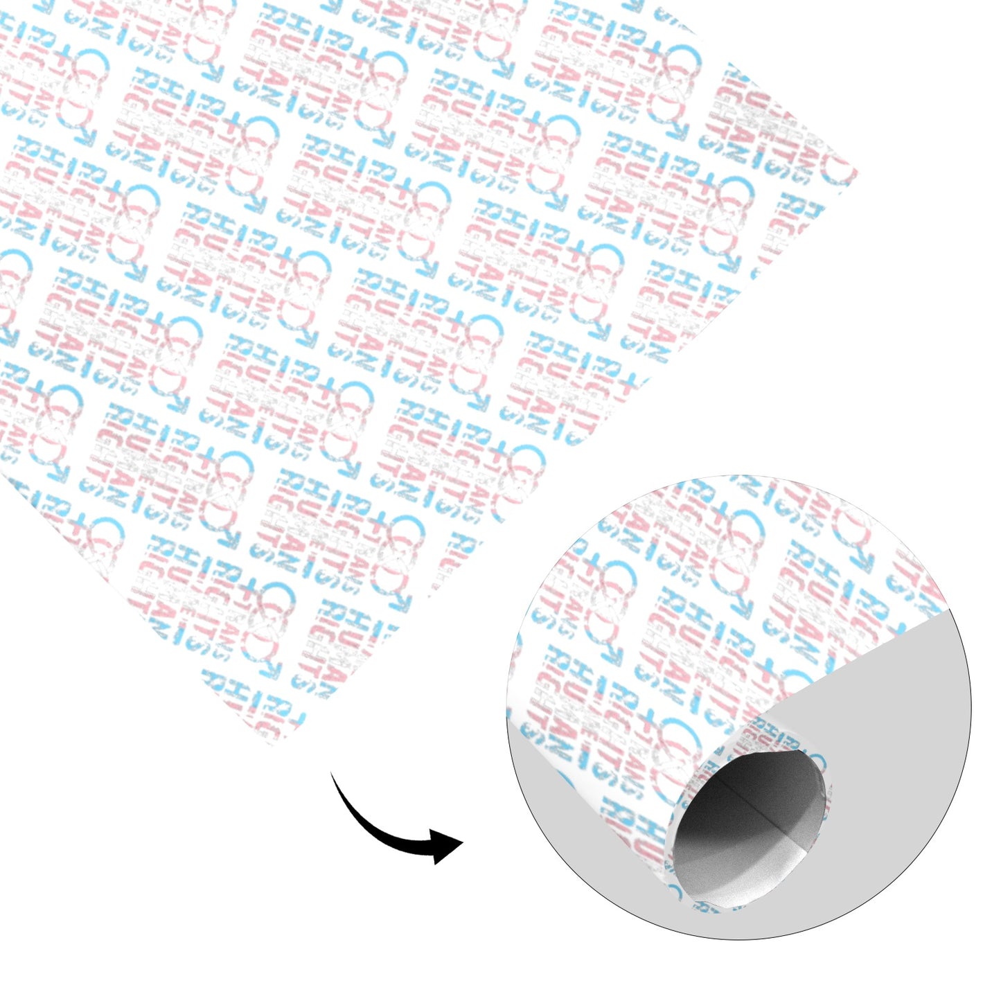 Coated Gift Wrapping Paper 58"x 22"(1 Roll)(Made in Queens)