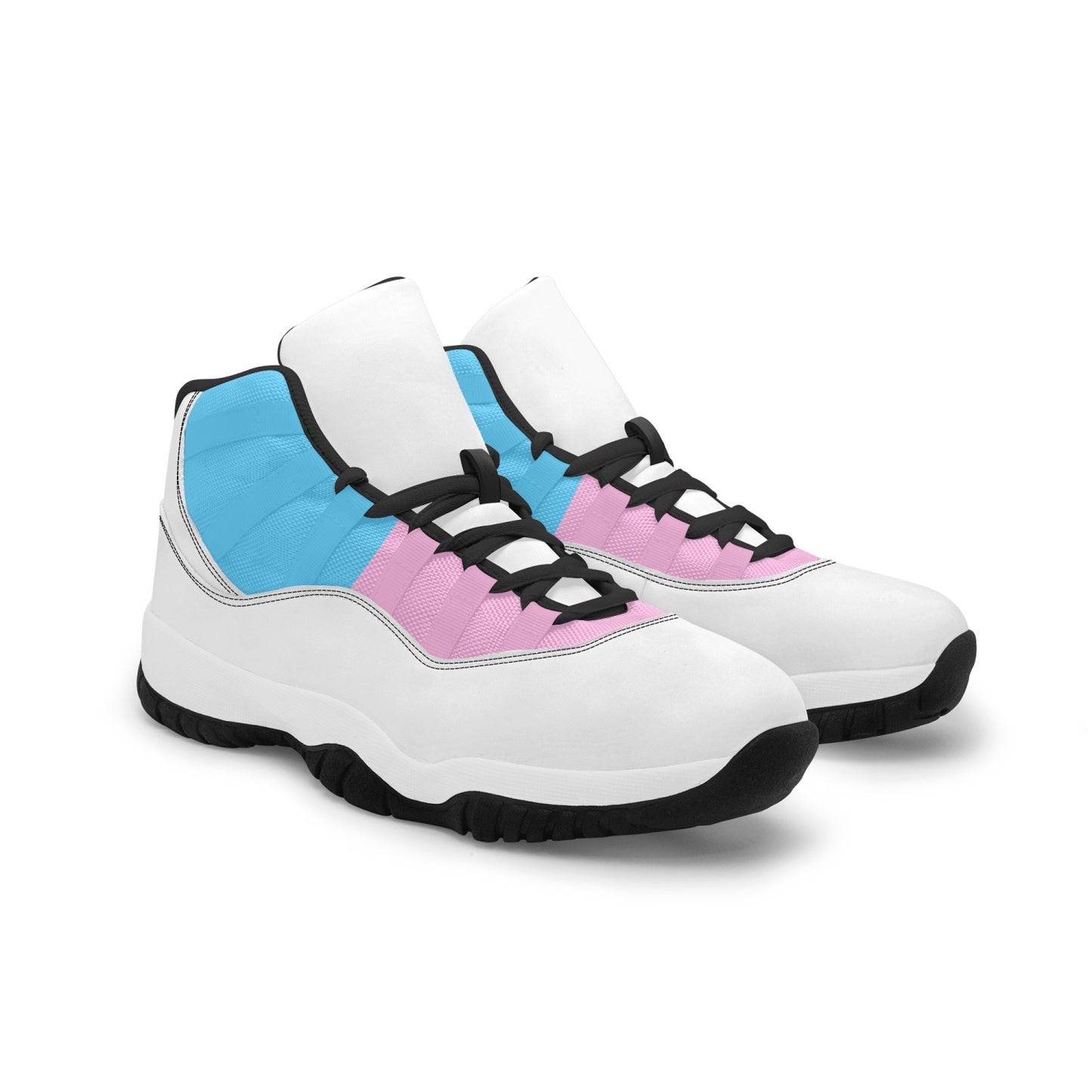 Replica J-11 Blue Pink White Pride Harlequin Basketball Kicks