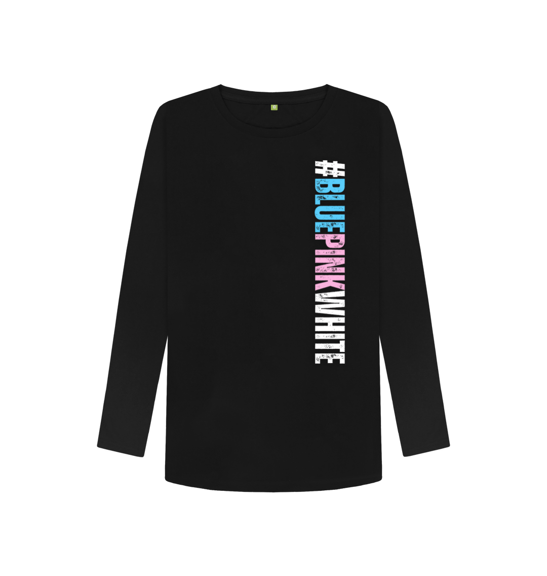 Black Printed Long Sleeve T Shirt