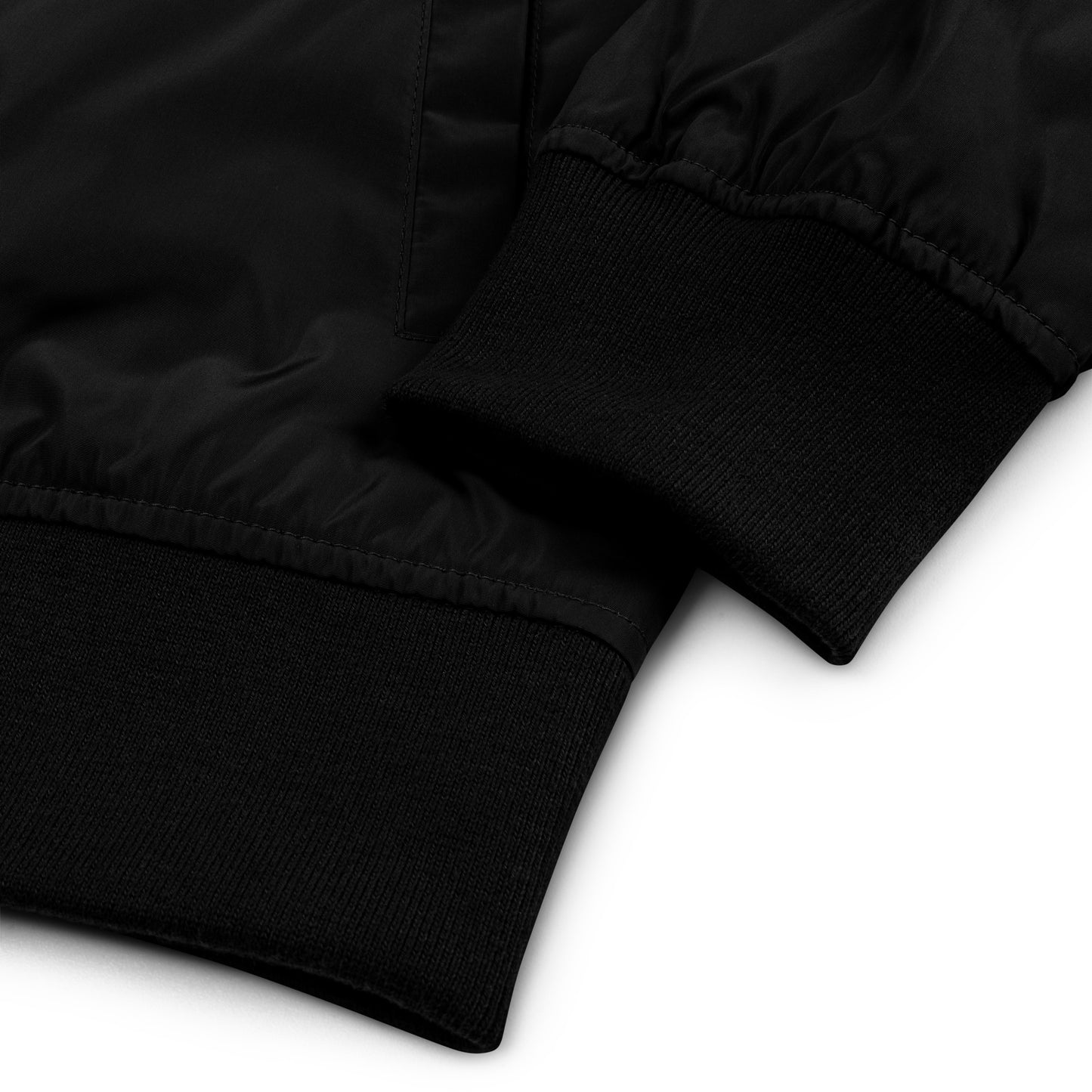 XS - 3XL Tuck&Simon Statement Premium Recycled Black Bomber Jacket