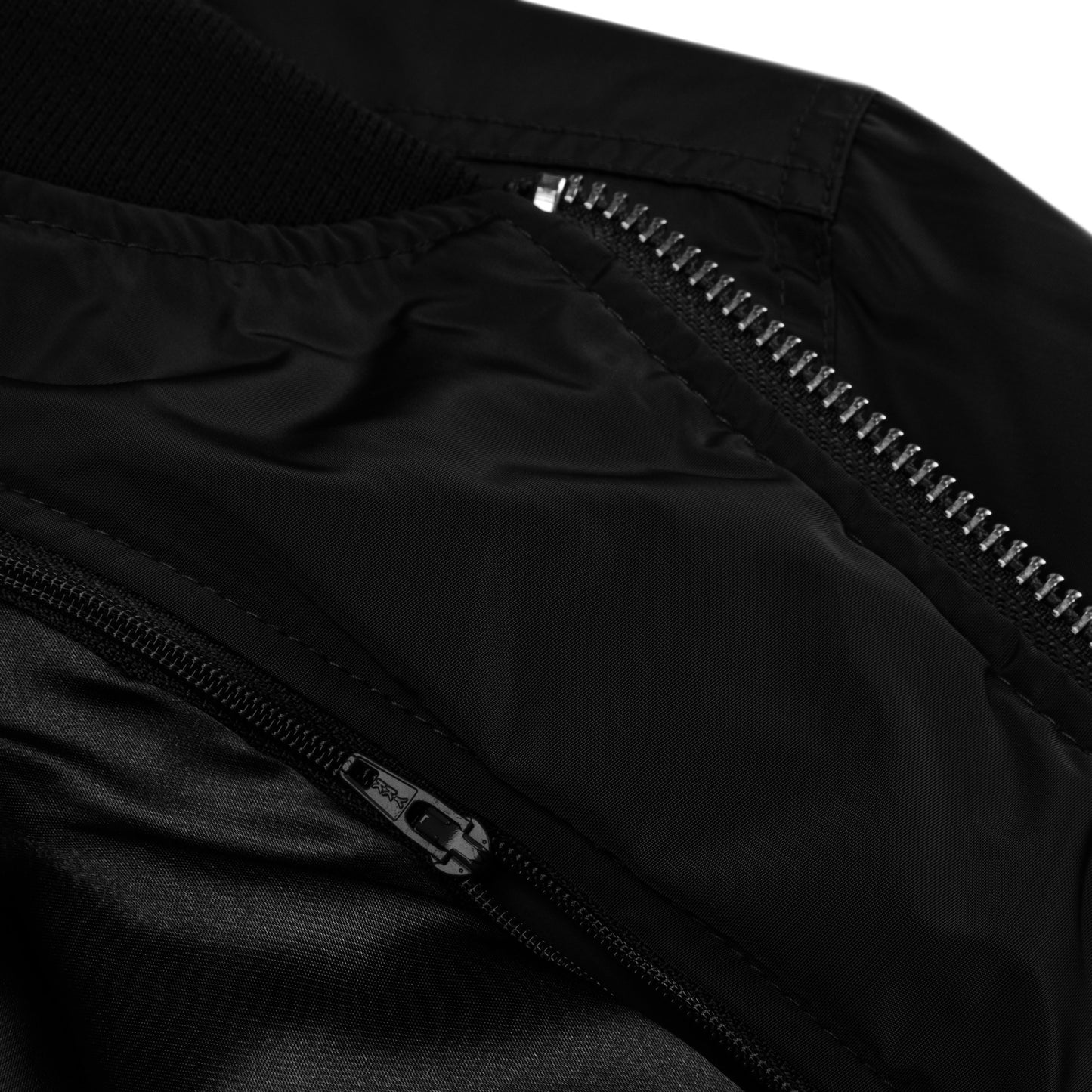 XS - 3XL Tuck&Simon Statement Premium Recycled Black Bomber Jacket