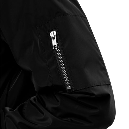 XS - 3XL Tuck&Simon Statement Premium Recycled Black Bomber Jacket
