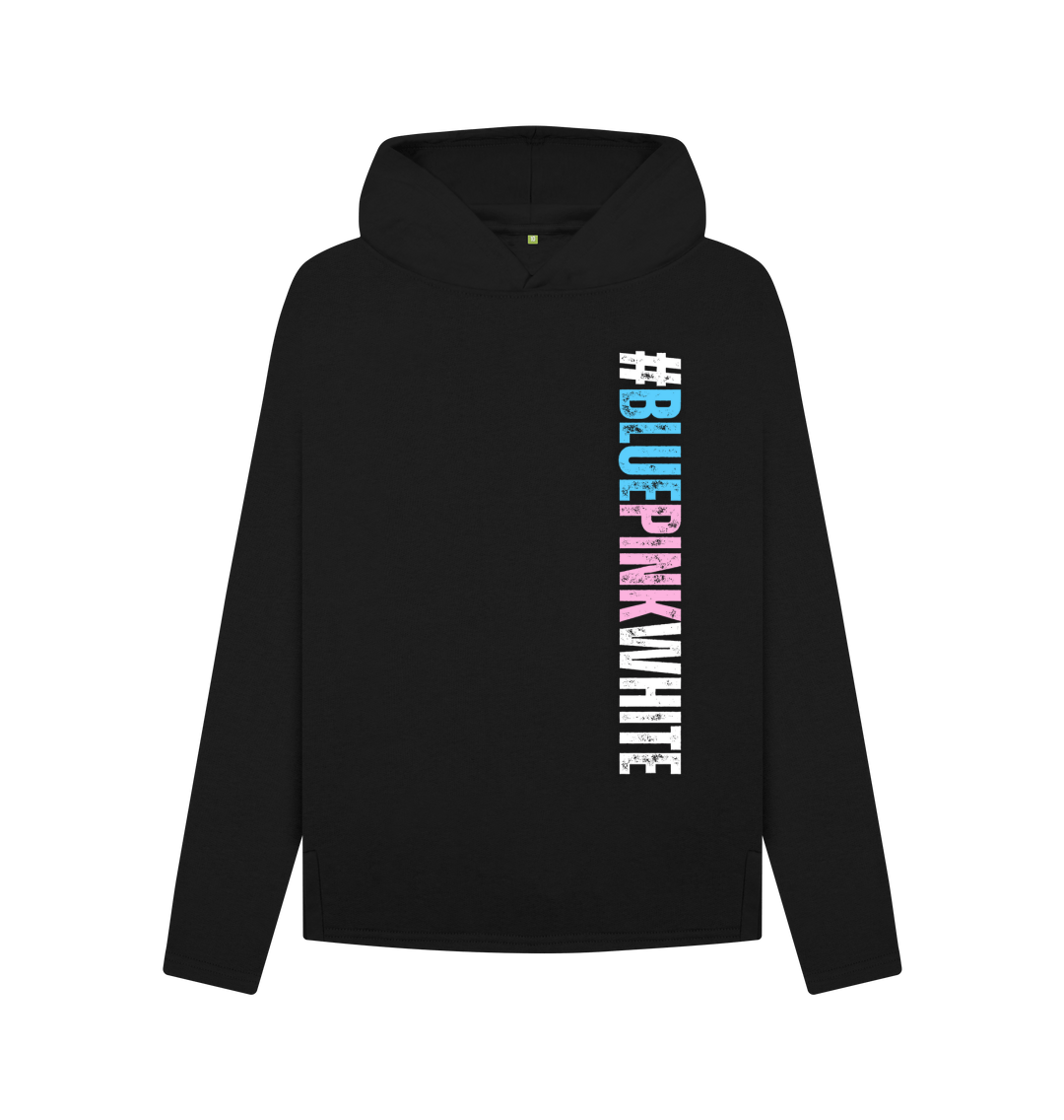 Black Printed Hoody