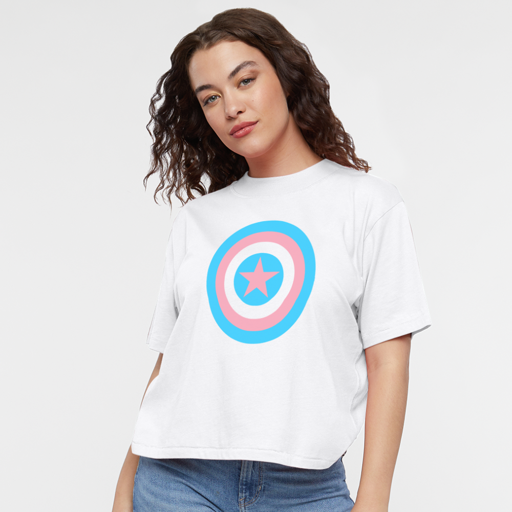 Women's Boxy Tee - white
