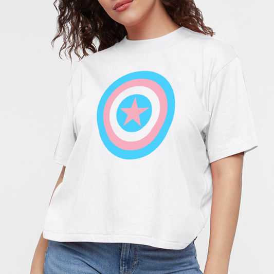 Women's Boxy Tee - white