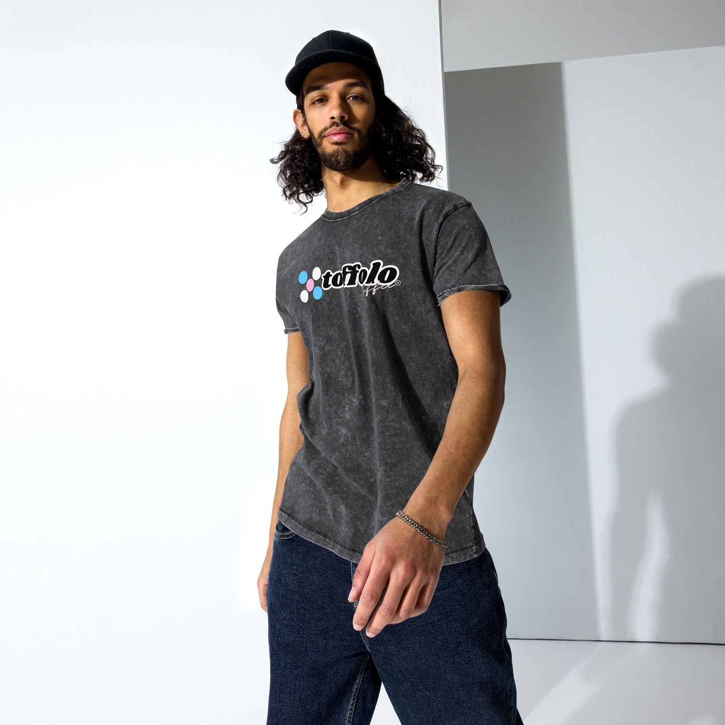 toffolo Got Coffee Denim T-Shirt