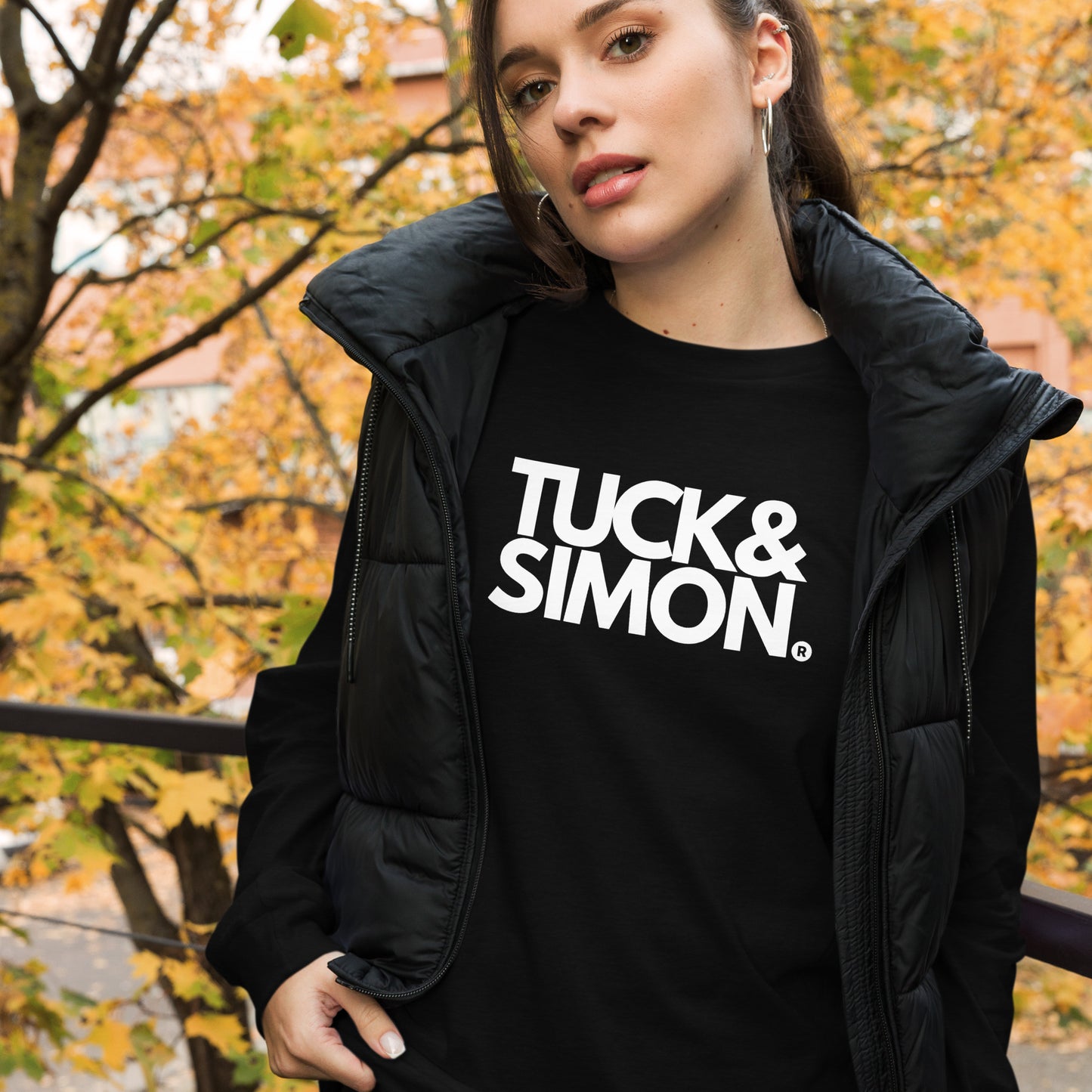 Teen Tuck&Simon Distiction Long-Sleeve T-Shirt