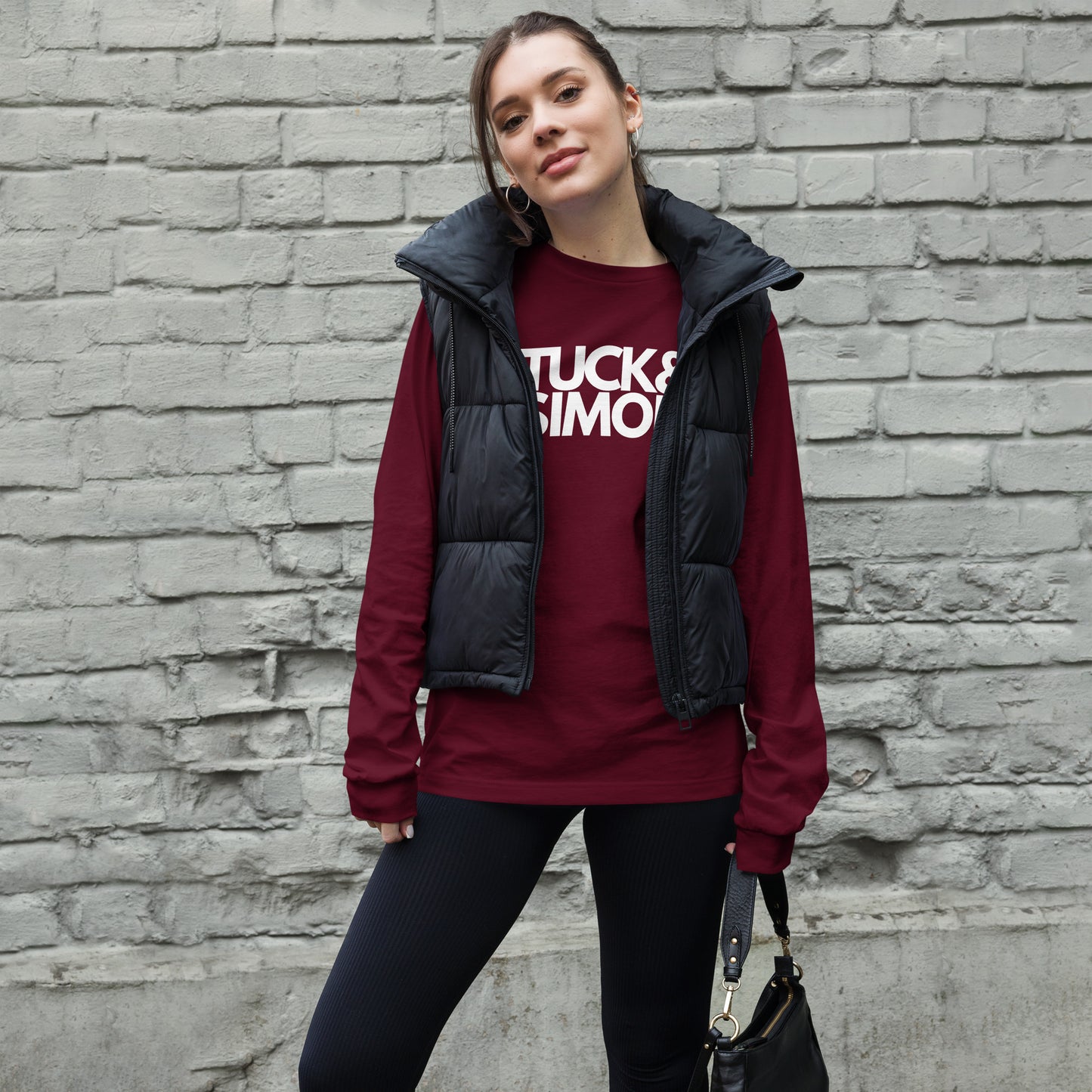 Teen Tuck&Simon Distiction Long-Sleeve T-Shirt