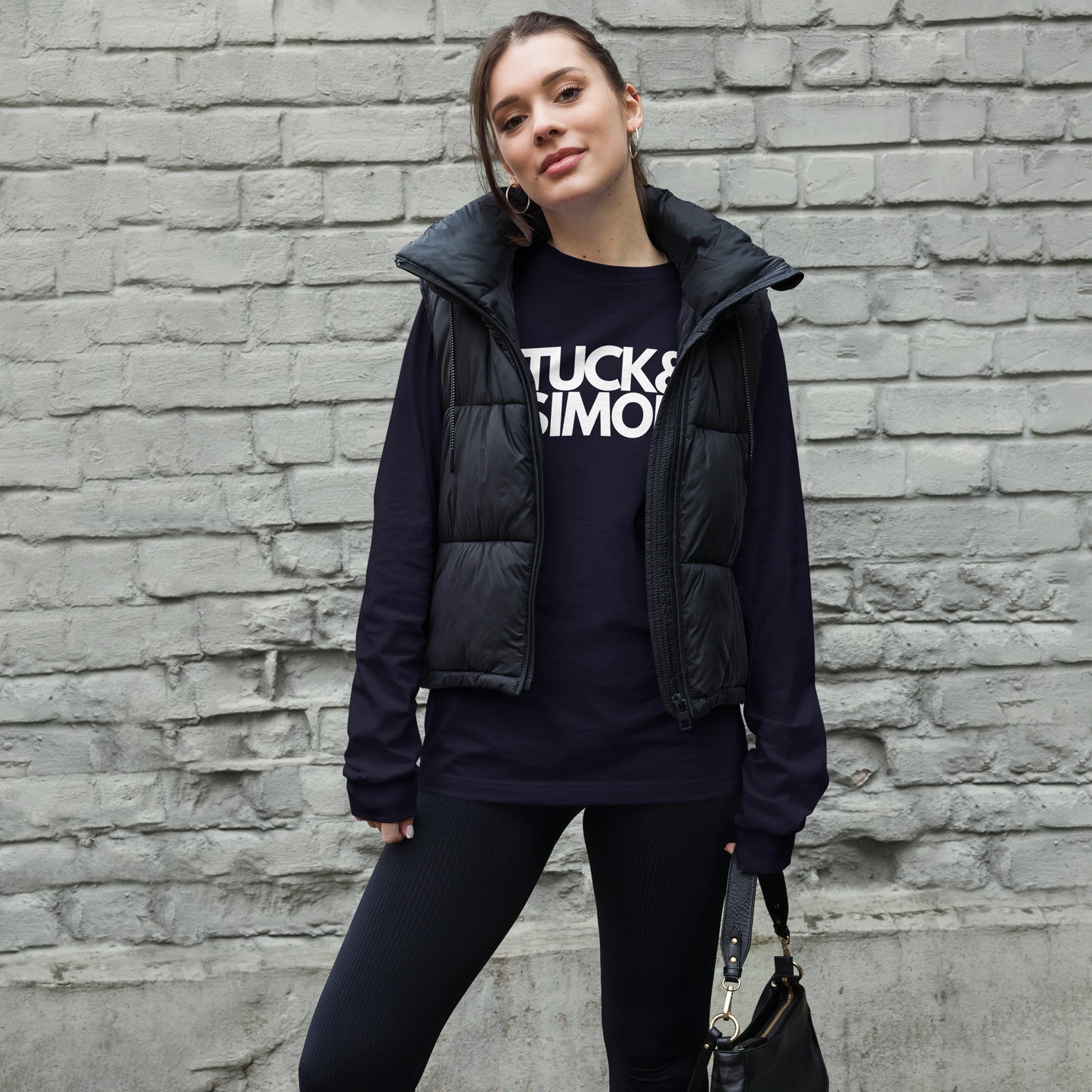 Teen Tuck&Simon Distiction Long-Sleeve T-Shirt