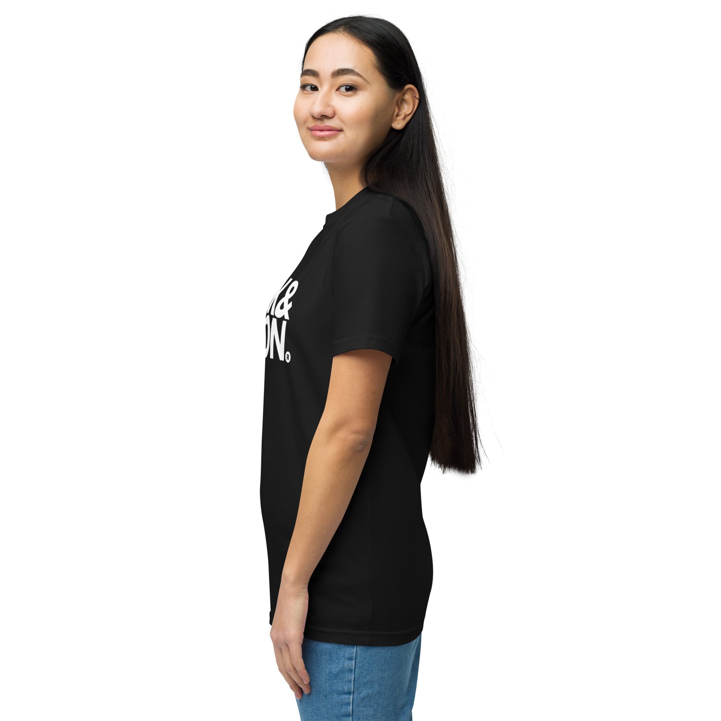 Tuck&Simon Black Organic T-Shirt