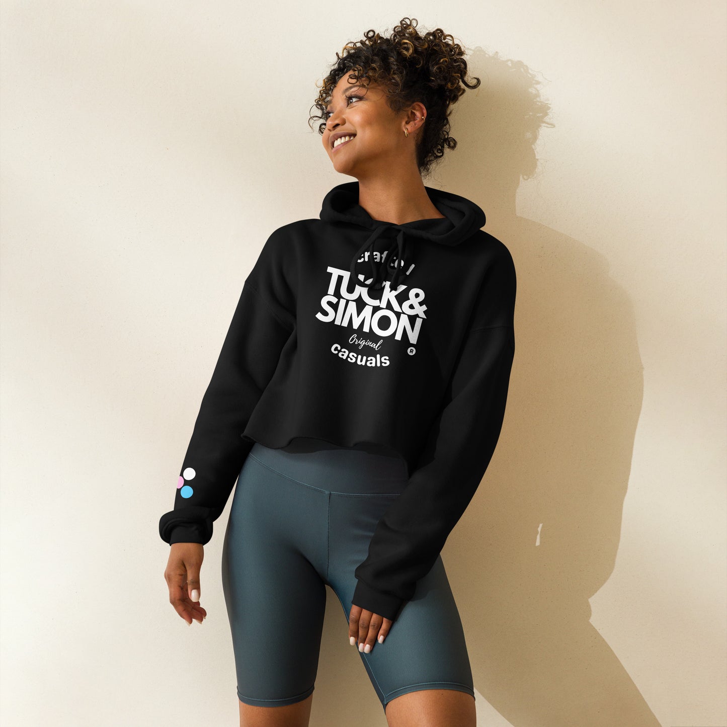 Tuck&Simon Originals Casual Cropped Hoodie