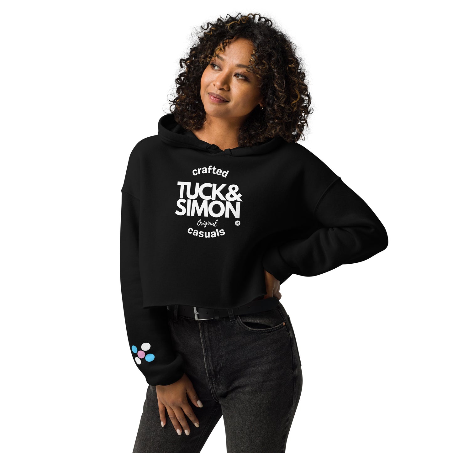 Tuck&Simon Originals Casual Cropped Hoodie