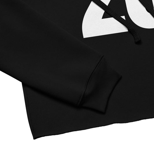 Remember November 20 Black Cropped Hoodie