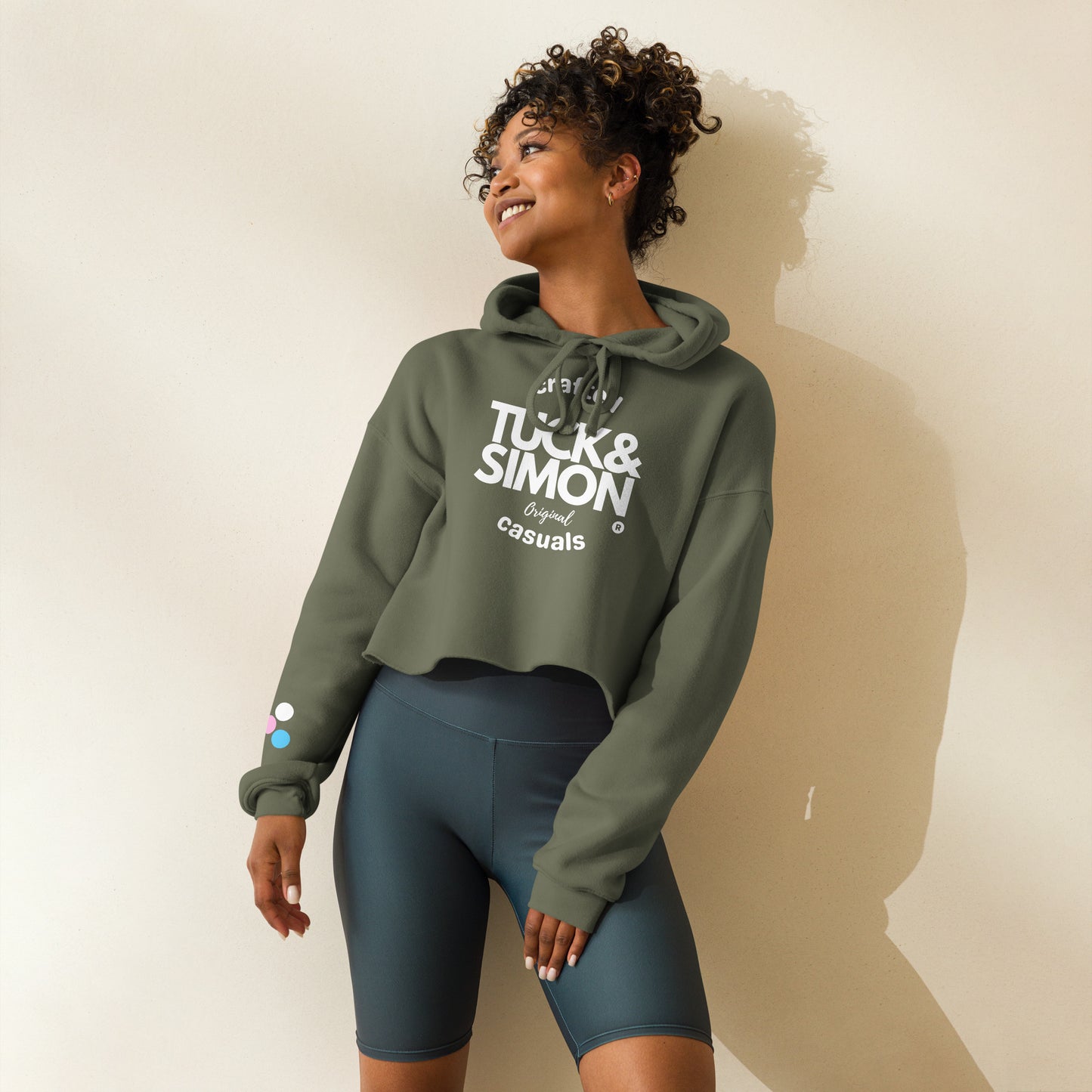 Tuck&Simon Originals Casual Cropped Hoodie