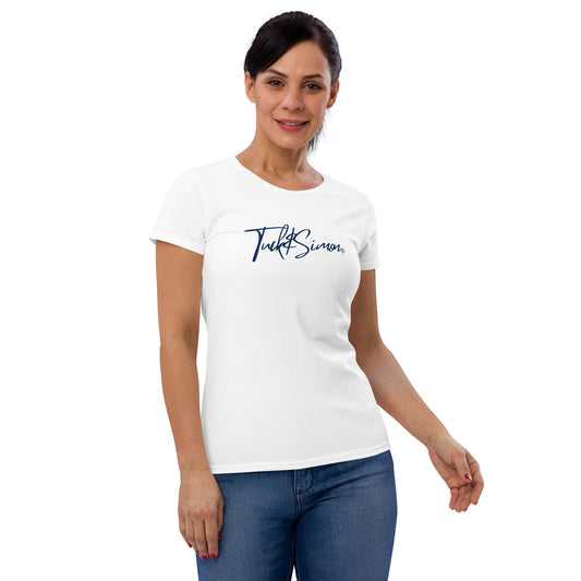Teen Tuck&Simon Signature White T-Shirt