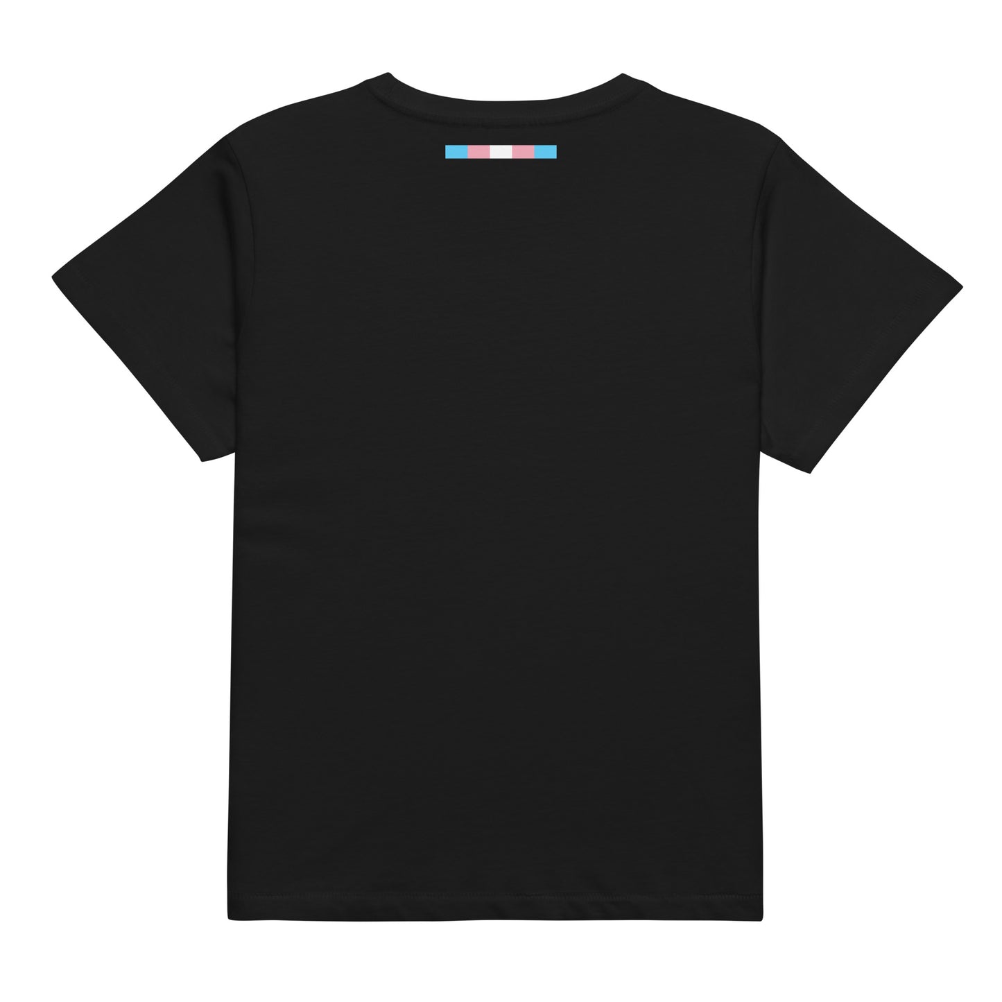 Teen Purple Label Vegan Beauty Care Logo Black High-Waisted T-Shirt