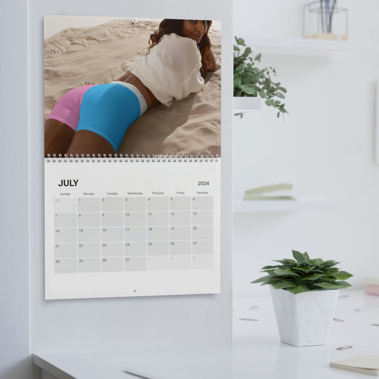 Blue Pink White Sports Illustrated Catalog Calendar (2024)