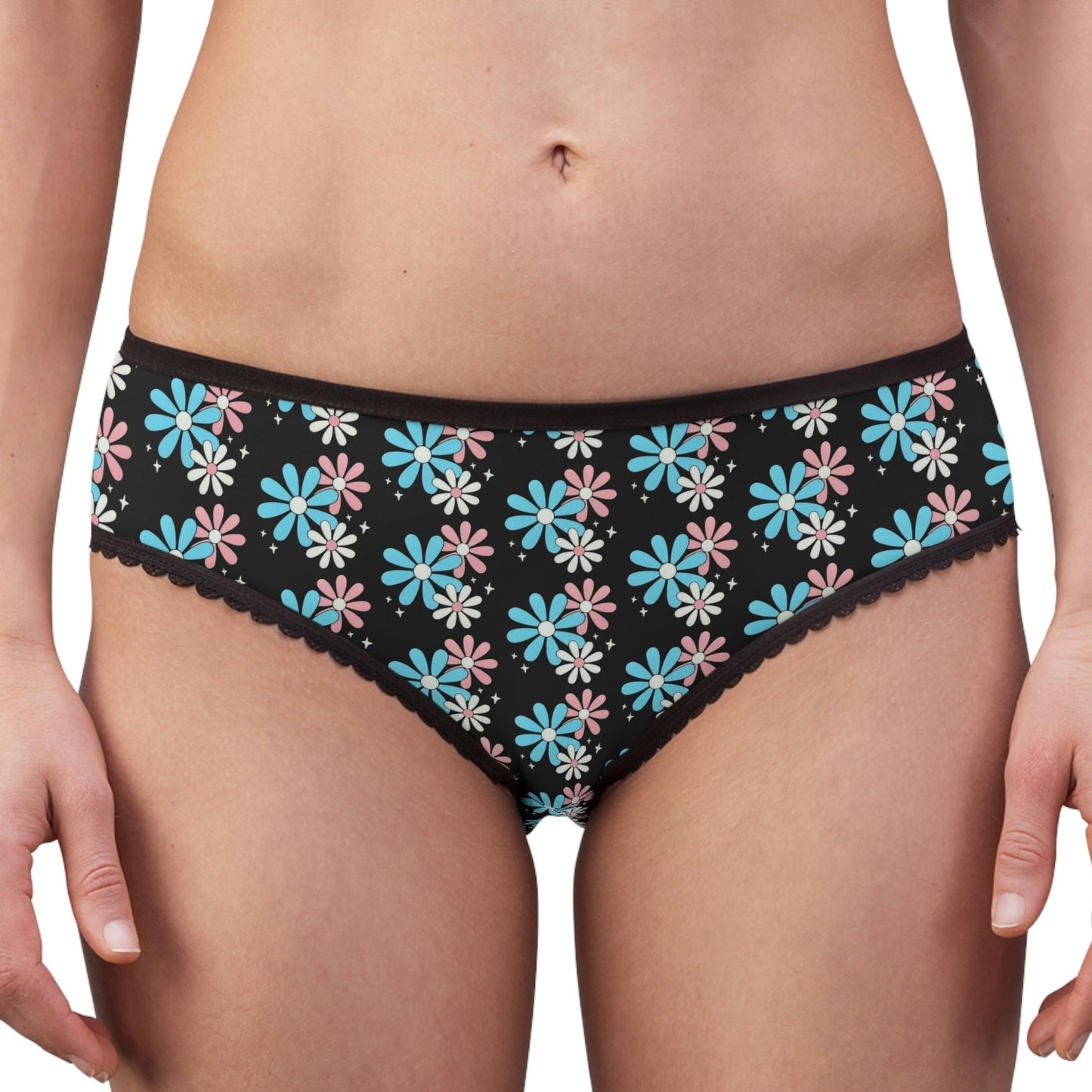 XS - 2XL Blue Pink White Pride High-Cut Knickers