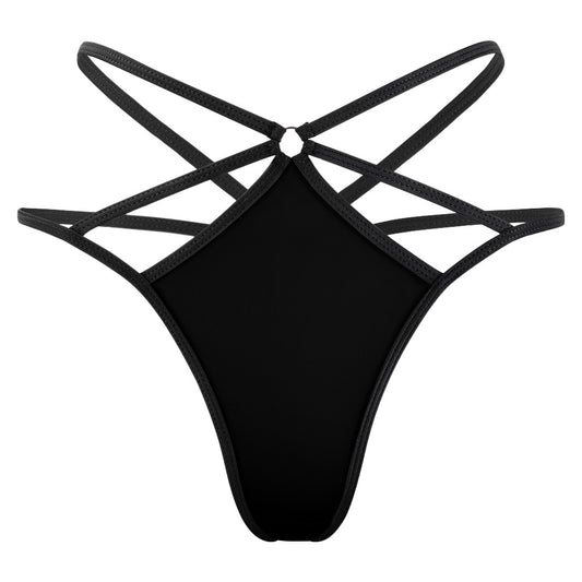 Our All-Over Black Sexy G-String Thong