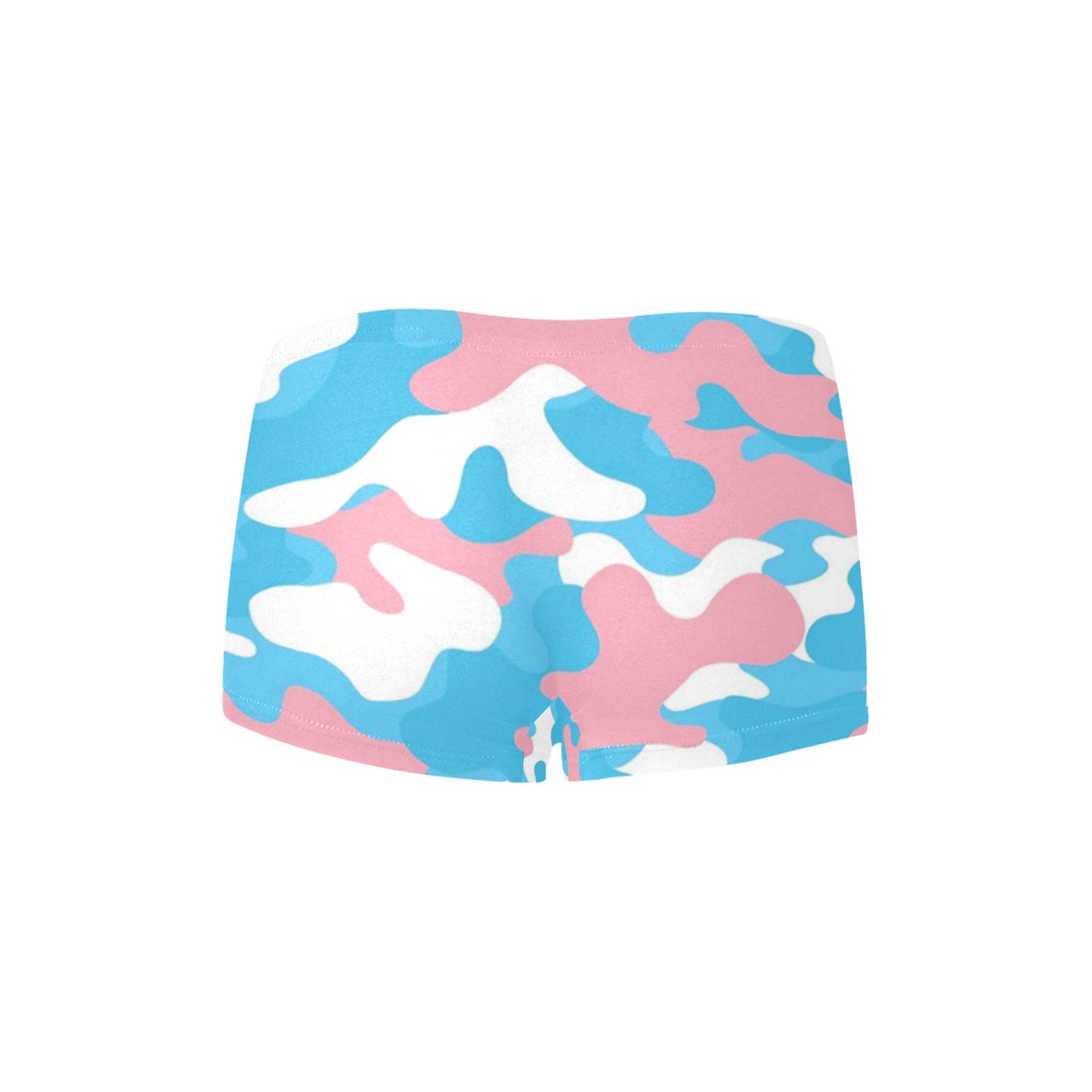Teen - Plus Size Blue Pink White Pride Hotpants