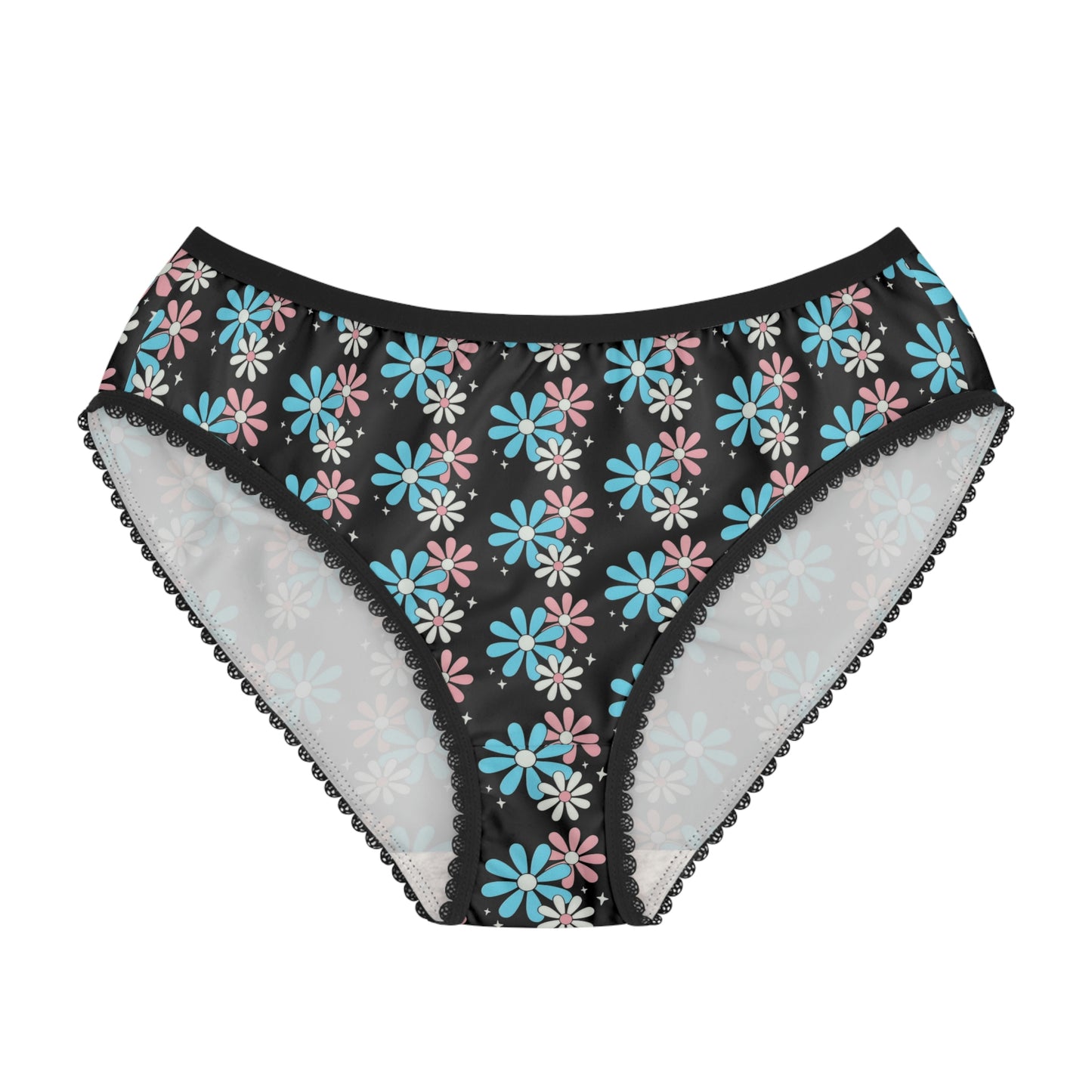 XS - 2XL Blue Pink White Pride High-Cut Knickers