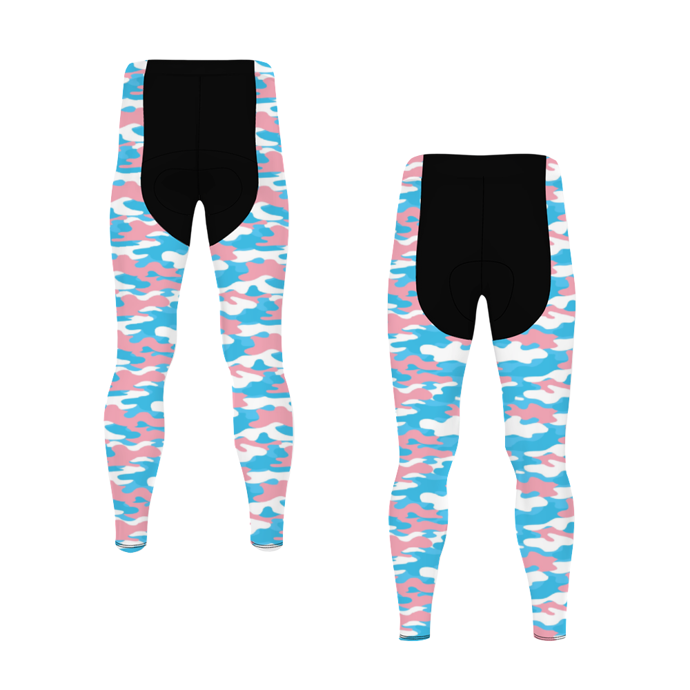 Plus Size Blue Pink White Pride Camouflage Black Breathable Polyester Cycling Skins