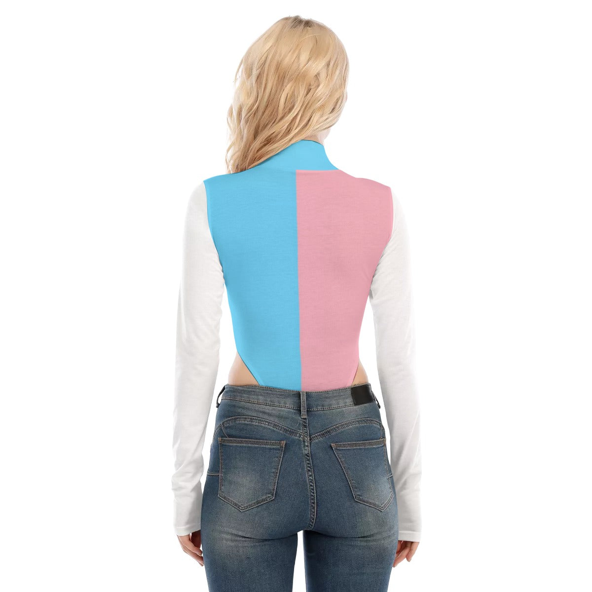 Teen Blue Pink White Paris Pride Long-Sleeve Body