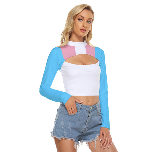 Hollow Chest Tight Sports Crop