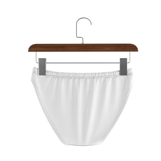 Plus Size All-Over Print Blue Pink White Knickers