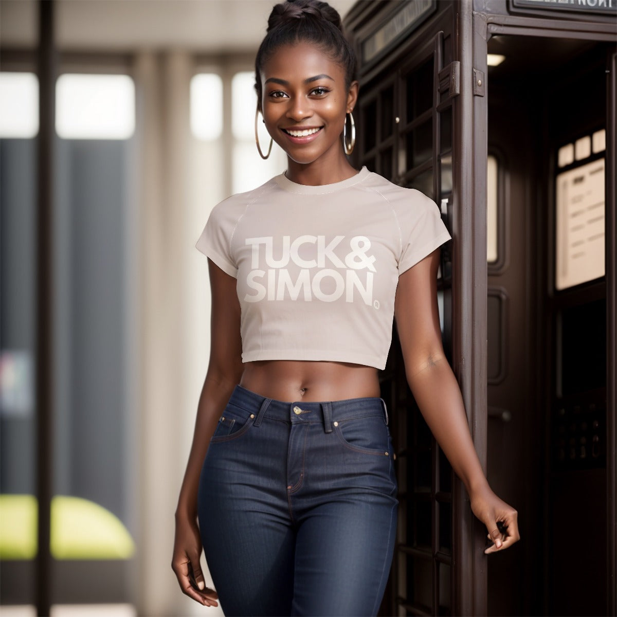 Teen Tuck&Simon Fitted Cropped T-Shirt