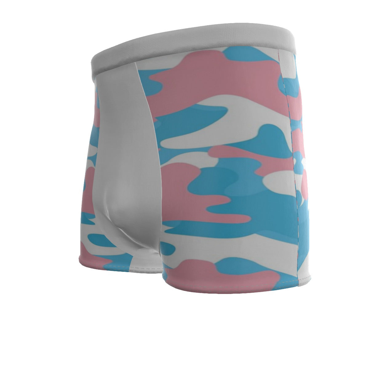 Blue Pink White Pride Camouflage Butt-Hugging Boyfriend Butter Cotton Boxers
