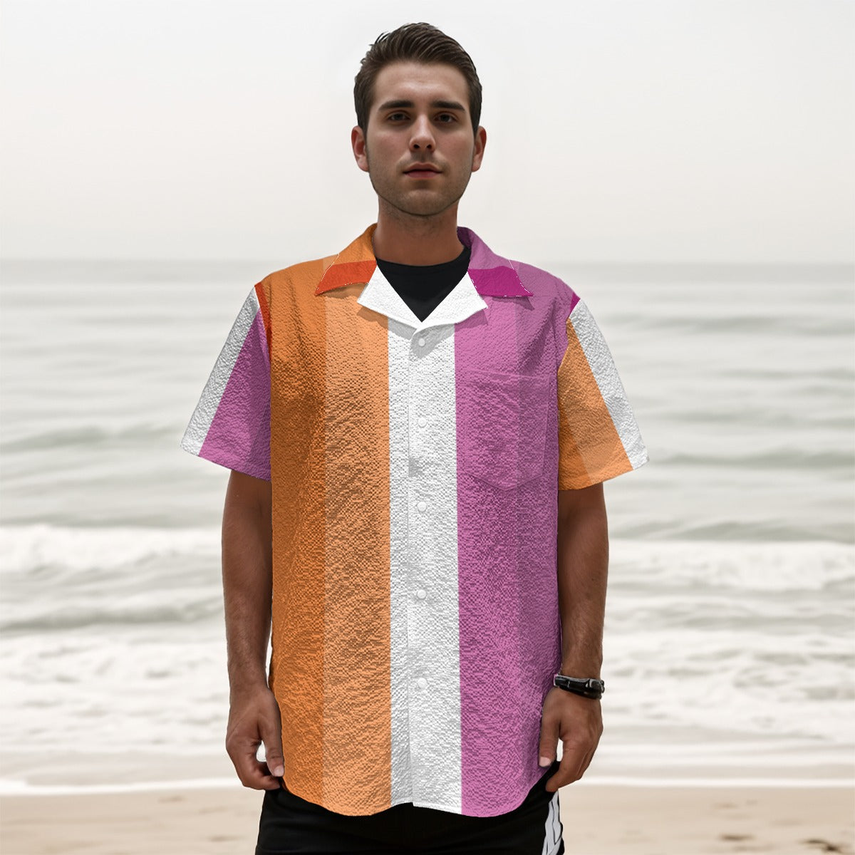 Teen - Plus Size Blue Pink White Pride Box Shirt