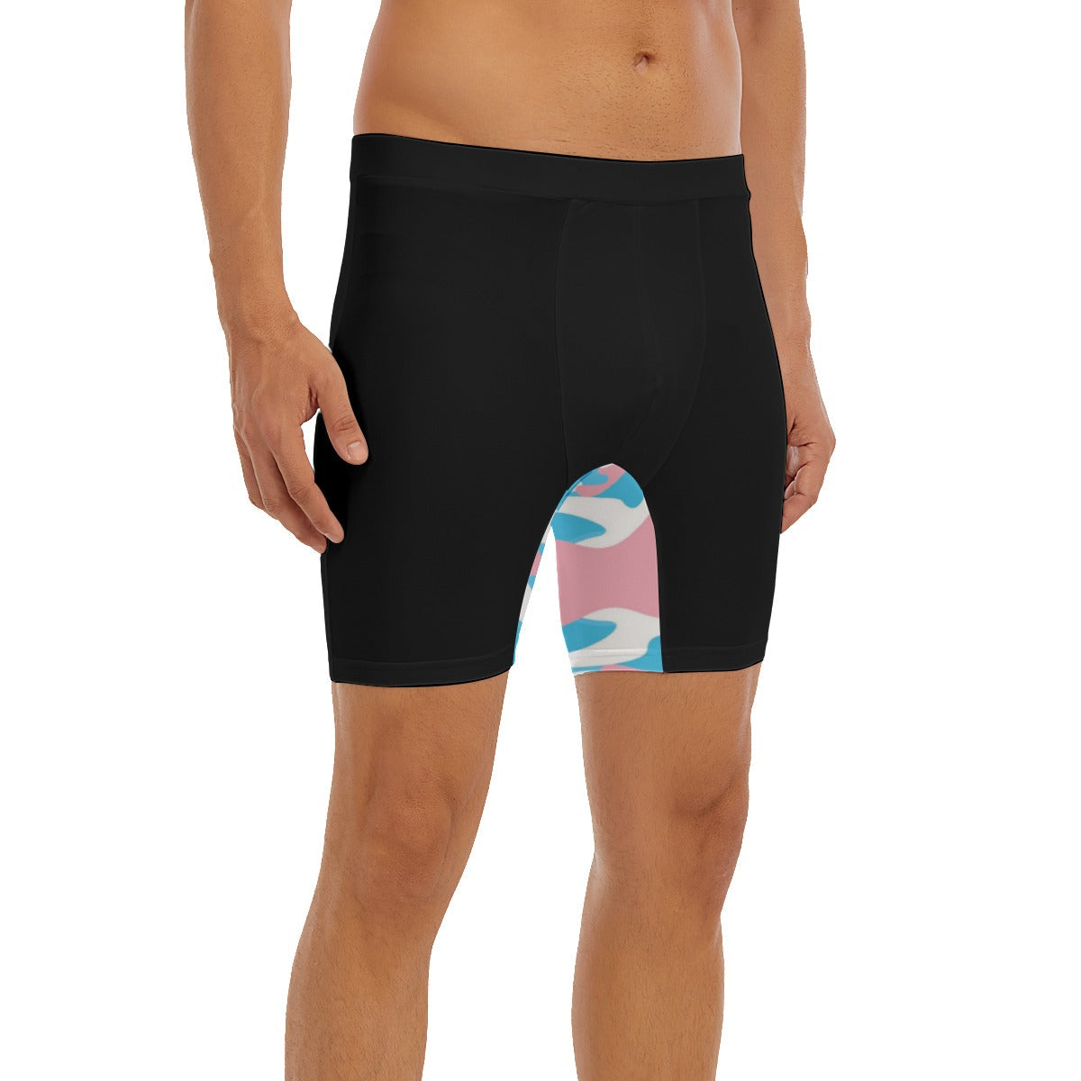 S - 5XL Blue Pink White Pride Camouflage Crotch Boyfriend Boxers