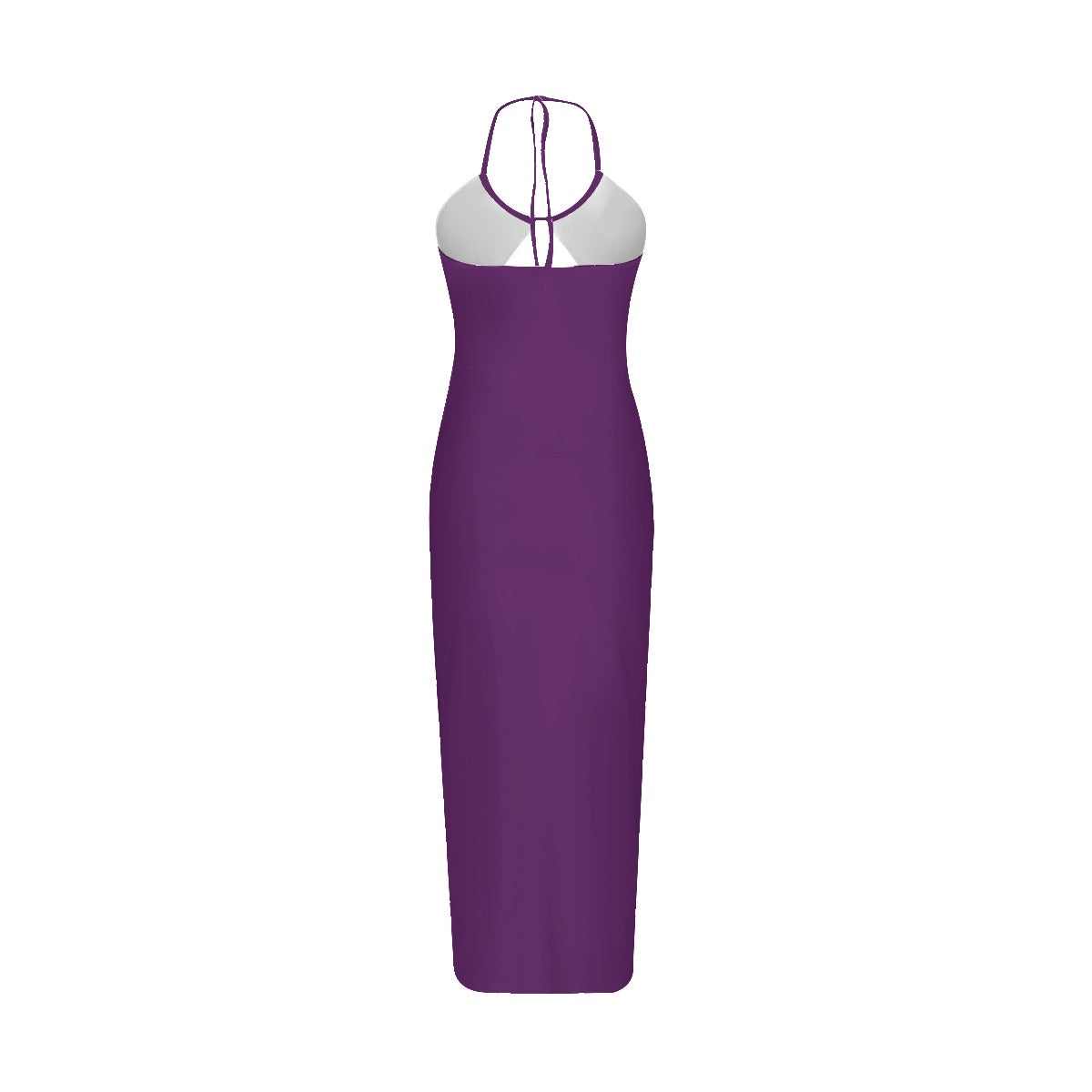 S - 5XL Sexy Purple Femboy Spaghetti-Tied Hollow Camisole Dress