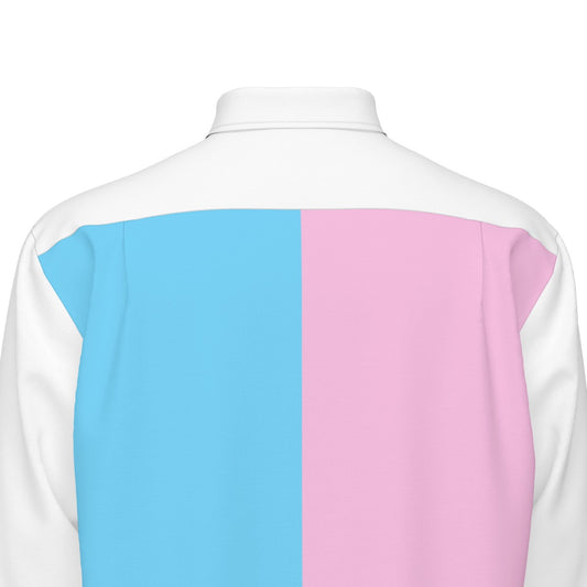 Blue Pink White Pride Long Sleeve Shirt