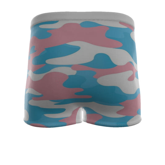 Blue Pink White Pride Camouflage Butt-Hugging Boyfriend Butter Cotton Boxers