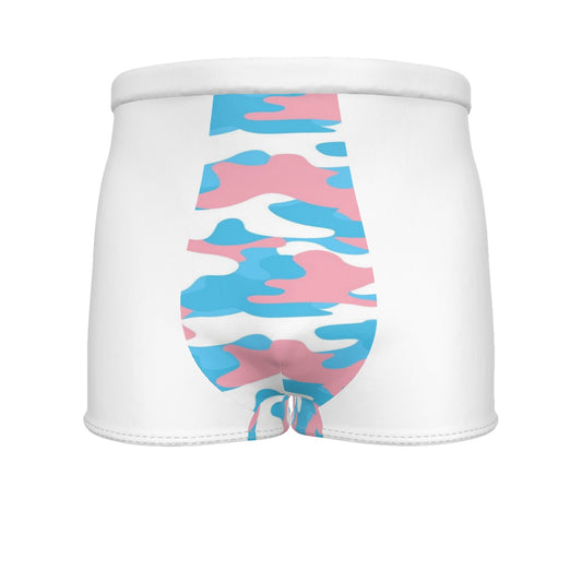 Blue Pink White Pride Camouflage Butt-Hugging Boyfriend Butter Cotton Boxers