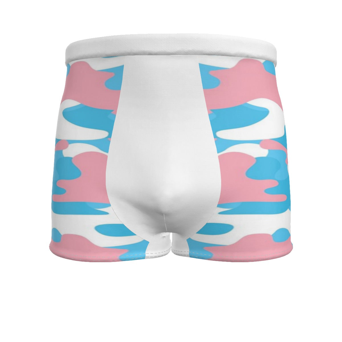 Blue Pink White Pride Camouflage Butt-Hugging Boyfriend Butter Cotton Boxers