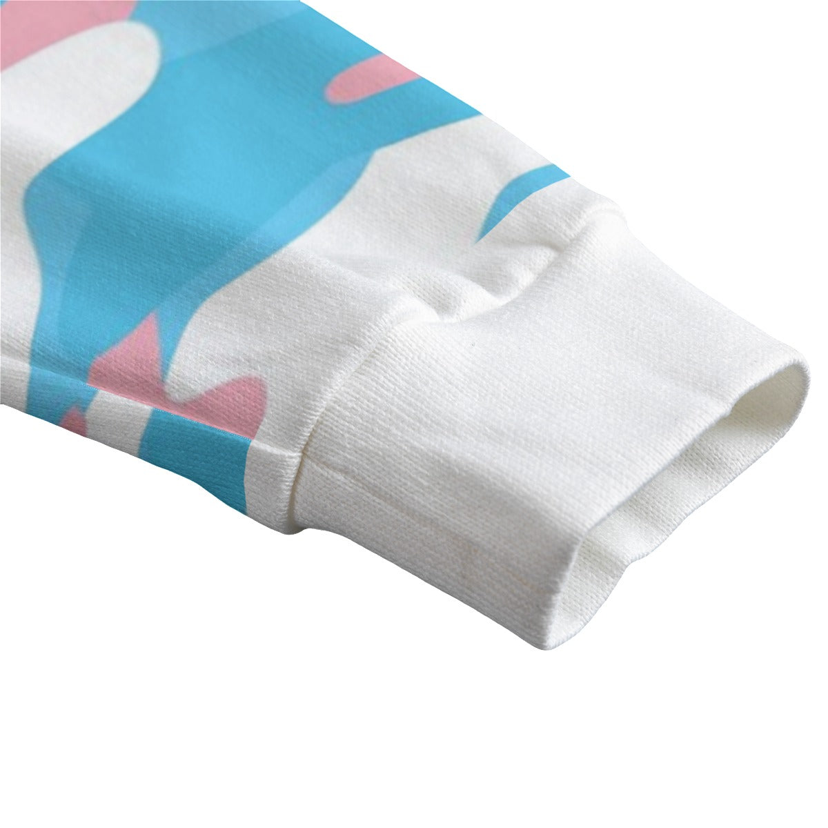 S-5XL Blue Pink White Pride Camouflage Hacci Cardigan