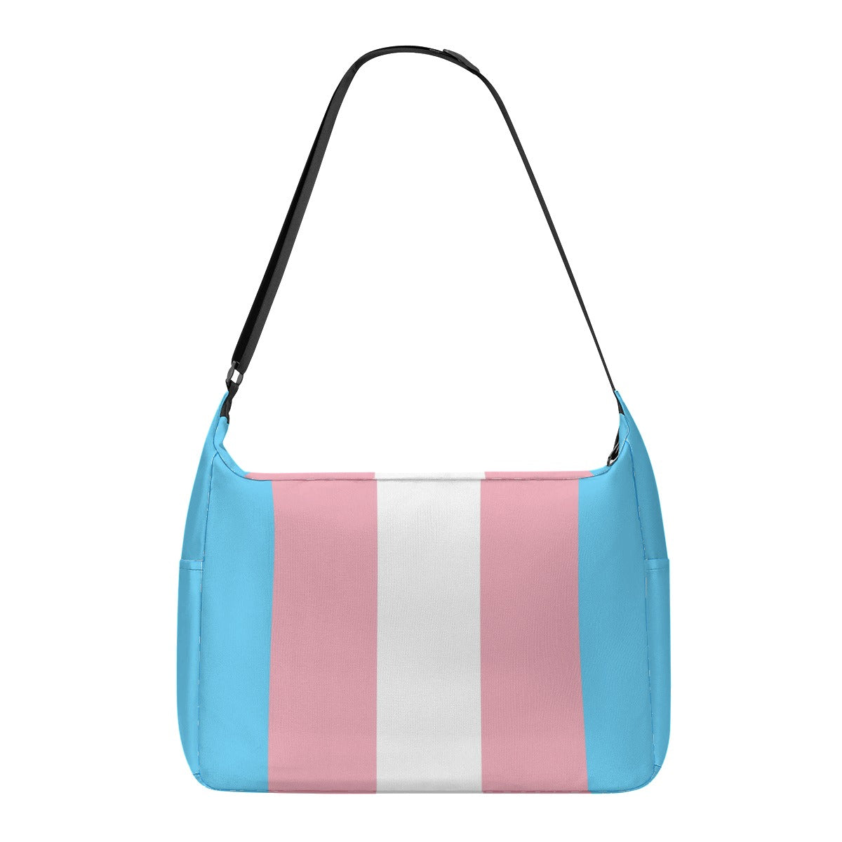 Large Blue Pink White All-Over Pride Messenger Bag